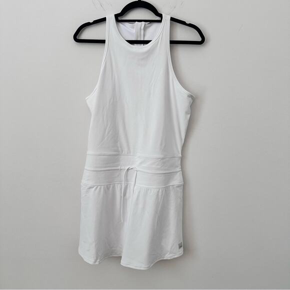 Vuori Classic White Daily Tennis Dress Large NWOT - Picture 4 of 8